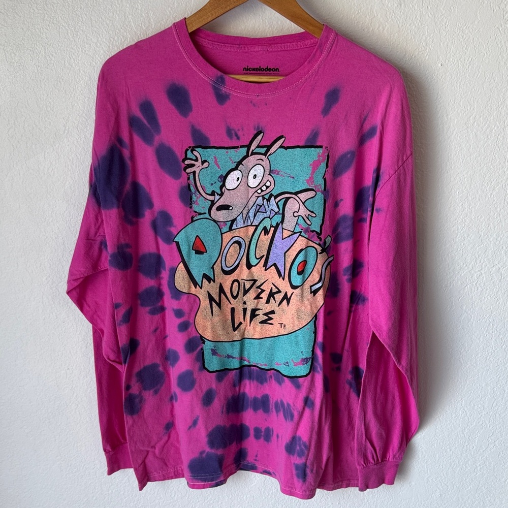Adult Nickelodeon Rocko Long Sleeve